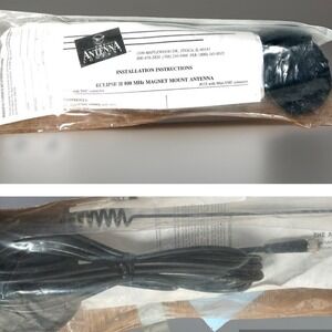 The Antenna Company Eclipse II 800 MHz Magnet Mount Antenna #115 Mini-UHF NEW
